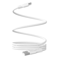 Câble magnétique USB-A - USB-C 10W 1M - Blanc