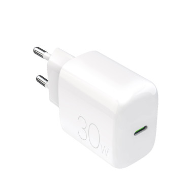 USB-C 30W φορτιστή δικτύου - λευκό
