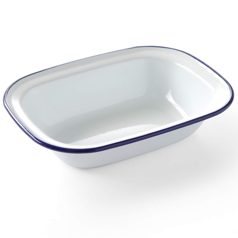 Pravokotna plovila Enamel White 215x160mm Hendi 621219 Pravokotna plovila Enamel White 215x160mm Hendi 621219