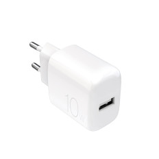 USB-A Prolite 10W Omrežni polnilnik - White