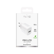 USB-A ProLite 10W -verkon laturi - valkoinen