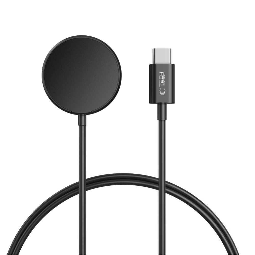 Cargador de inducción para Samsung Galaxy Watch USB-C 100CM - Negro