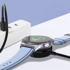 Induktionslastare för Samsung Galaxy Watch USB-C 100cm - Svart