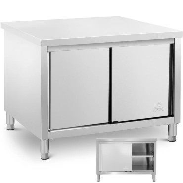 Desenhos animados de mesa de trabalho dos desenhos animados com porta do lado do gabinete Eco de aço 120 x 80 cm