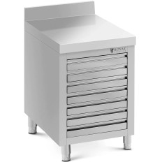 Catering Cabinet pizza kakku telineeseen 7 laatikkoa 50 x 70 cm