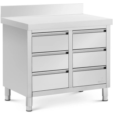 Caterpool Cabinet με ράφι 6 χάλυβα 100 x 60 cm