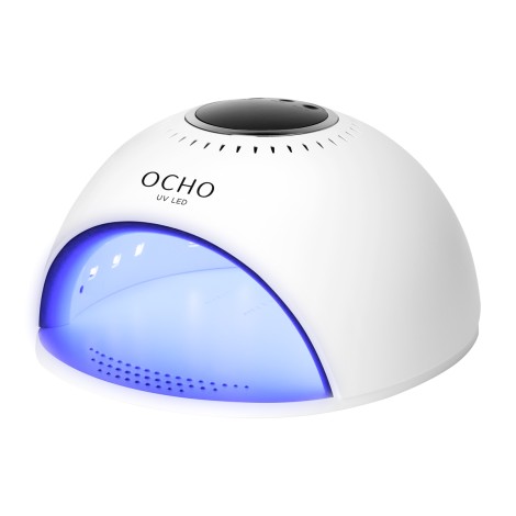 Lampe UV Ocho Nails 8 LED blanche 84W — vue de face