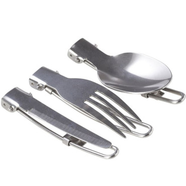 Travel Dish Camping Kettle Pot Frying Pans Bestick Set för 2 personer