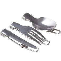 Travel Dish Camping Kettle Pot Frying Pans Bestick Set för 2 personer