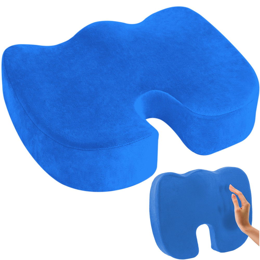 Pillow cushion for sitting on chair chair XL - blue