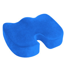 Lavadora ortopédica do travesseiro para sentar para assento de carro de cadeira XL - azul