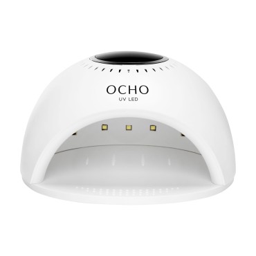 Ocho Nails 8 LED UV lampa biela 84W — pohľad spredu