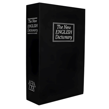 Cofre seguro metal metal para objetos de valor dinheiro sob a forma de um livro XL