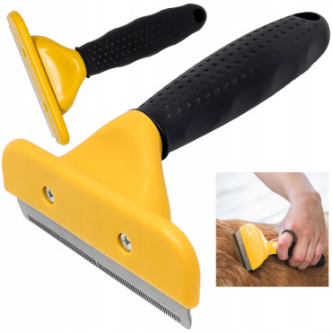 Borst squash trimmer för att ta bort djurhårhundkatt 10 cm