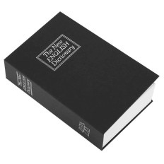 Atanel de metal seguro seguro para objetos de valor Dinero en forma de libro XXL