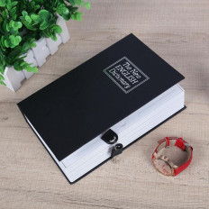 Sikker Safe Metal Casket for verdisaker penger i form av en XXL-bok