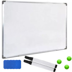 Magnetna sušilna plošča z belimi dodatki 60 x 45 cm - Set