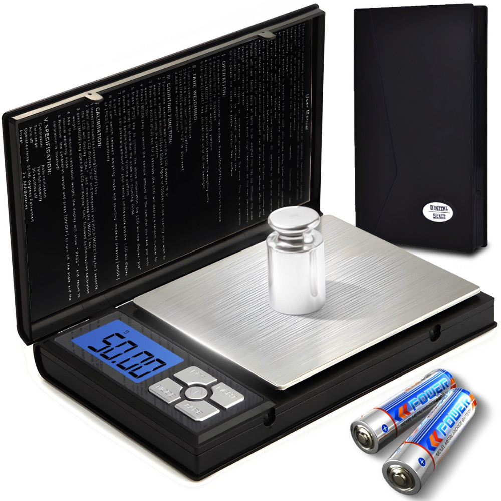 Precision Smykker Vægt lukket batteri 0,01-500g / 0,01g