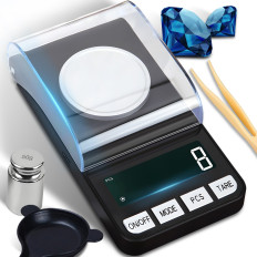 Elektronisk smyckeskala bärbart batteri 0,001-20g / 0,001g