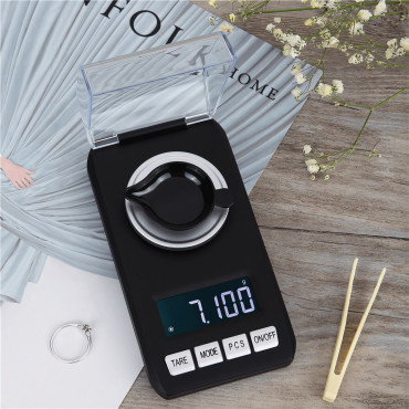 Elektronisk smyckeskala bärbart batteri 0,001-20g / 0,001g