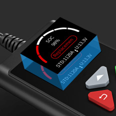 Tester diagnostico delle batterie per auto 6/12 v 2-220 ah