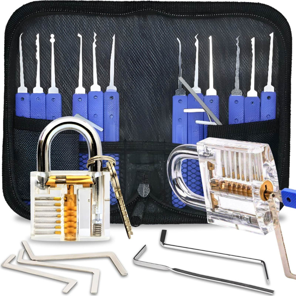 Komplet za odpiranje padlocks - 17 El.