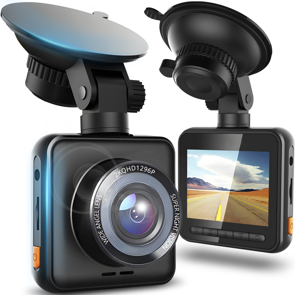 Video Recorder Car Fotoaparát s GPS 2K WiFi 2 '' TFT LCD