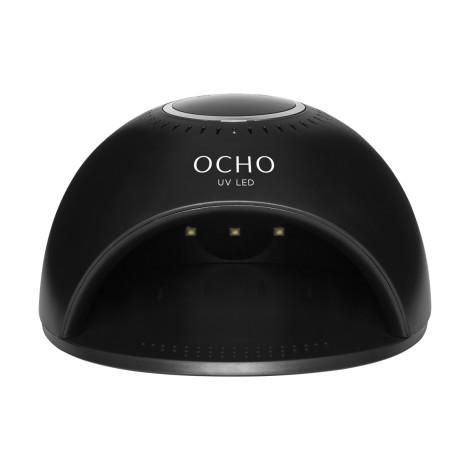 Ocho Nails 8 LED UV -lamppu musta 84W — etuosa