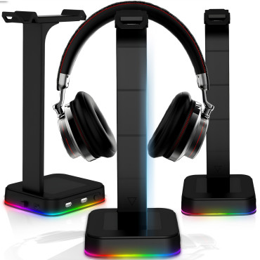 Stand Holder Holder Gaming σε Hub Obsphones Hundered RGB LED