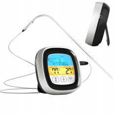 Küchenthermometer für das Fleisch des Fleisches des gegrillten Grills mit einer Sonde 250 c