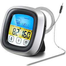 Kjøkkentermometer for kjøttet av kjøttet av grillet grill med en sonde 250 c