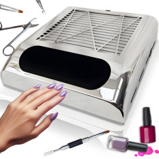 Cosmetische stofdemper. Magneet 80 W - zilver