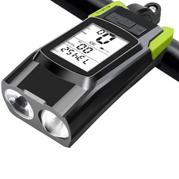 Bicycle lampa predná zadná s pultom so zvonom s ventilmi pre batériu