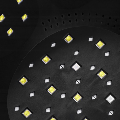 Ocho Nails 8 LED UV lampa čierna 84W — detail povrchu