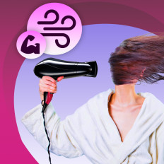 Haardroger 4in1 koude luchttoevoer 3 niveaus van drogen 2000 W