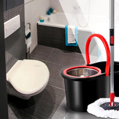 Rotációs forgó 360 mop teleszkópos vödörrel
