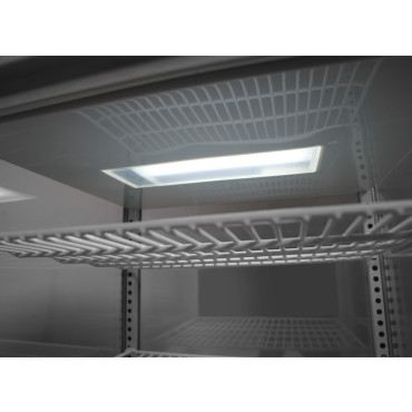 Glaserad flated plats 58l 2 vita hyllor ARKTIC Hendi 233610