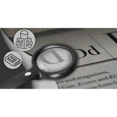 Lupe Backlit zum Lesen Zoom 10x 18 LED-Dioden 85 mm