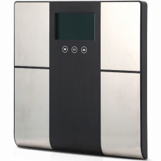 Bilancia da bagno Analytical con una misurazione di grasso acqua grassa BMI Kcal LCD fino a 225 kg