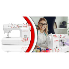 Máquina de costura em casa 48 projetos com acessórios - conjunto