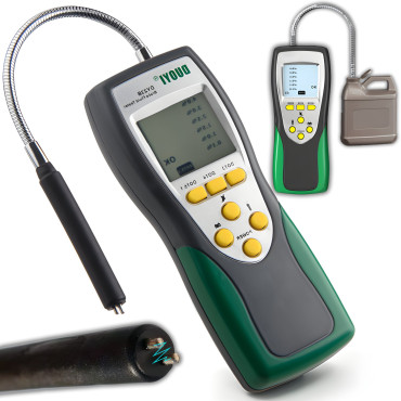 DOT3 / DOT4 / DOT5.1 Bremsevæske Testmåler med Sonde LCD-skjerm