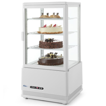 Site refrigerado vitrificado 68L 3 prateleiras brancas ARKTIC Hendi 233634