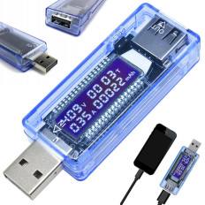 Μετρητής μετρητή τάσης τάσης USB LCD 4-20 V 0-3 α