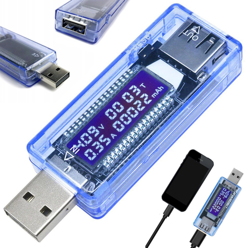 Meter Tester USB Voltage Voltage LCD 4-20 V 0-3 A Meter Tester USB Voltage Voltage LCD 4-20 V 0-3 A