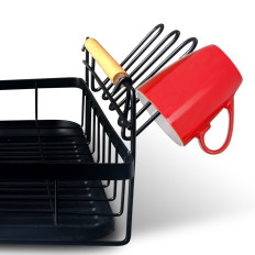 Asciugatrice a doppio livello con vassoio 42 x 44 x 26,5 cm