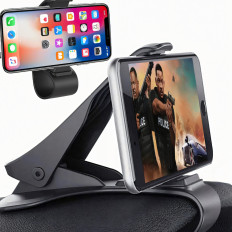 Soporte para el teléfono para el teléfono con un clip en una cabina. Tablero de distribución 4-6.5 ''