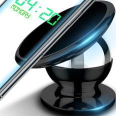 Magnetisk bilholder for et cockpit telefonglass