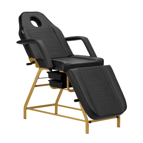 Cosmeticastoel 557G met cuvettes zwart