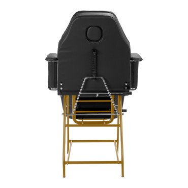 Fauteuil cosmétique 557G avec cuvettes noir — vue arrière