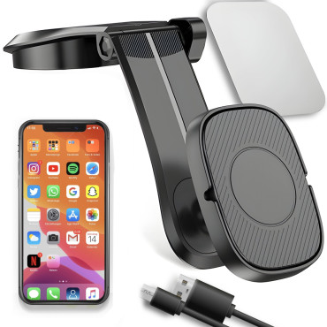 Use the phone magnet on the...